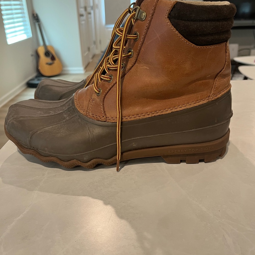 Sperry Brown Rain & Snow Duck Boots Waterproof Design, Very Lightly Used